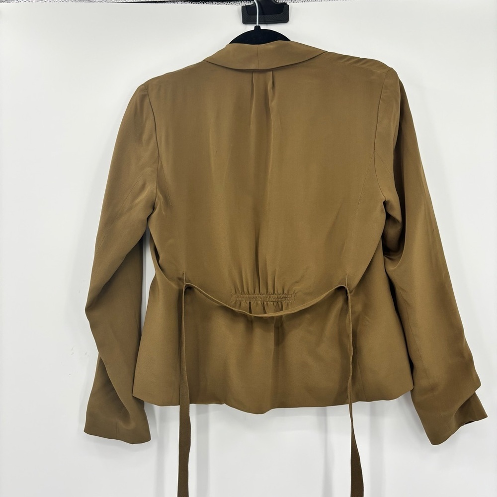 J Crew Safari Jacket, Blazer 100% Silk Size 4 - Picture 11 of 11